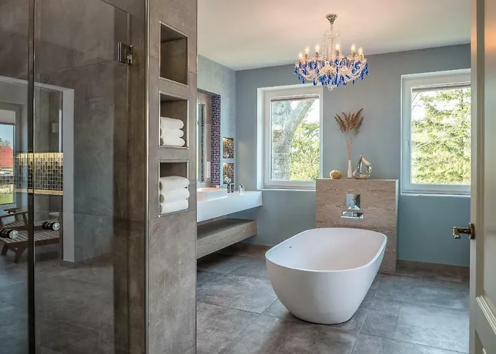 Lotsenhaeuser Ruegen - Luxus - 3 Schlafzimmer - Sauna - Dachterrasse Mit Boddenblick Villa